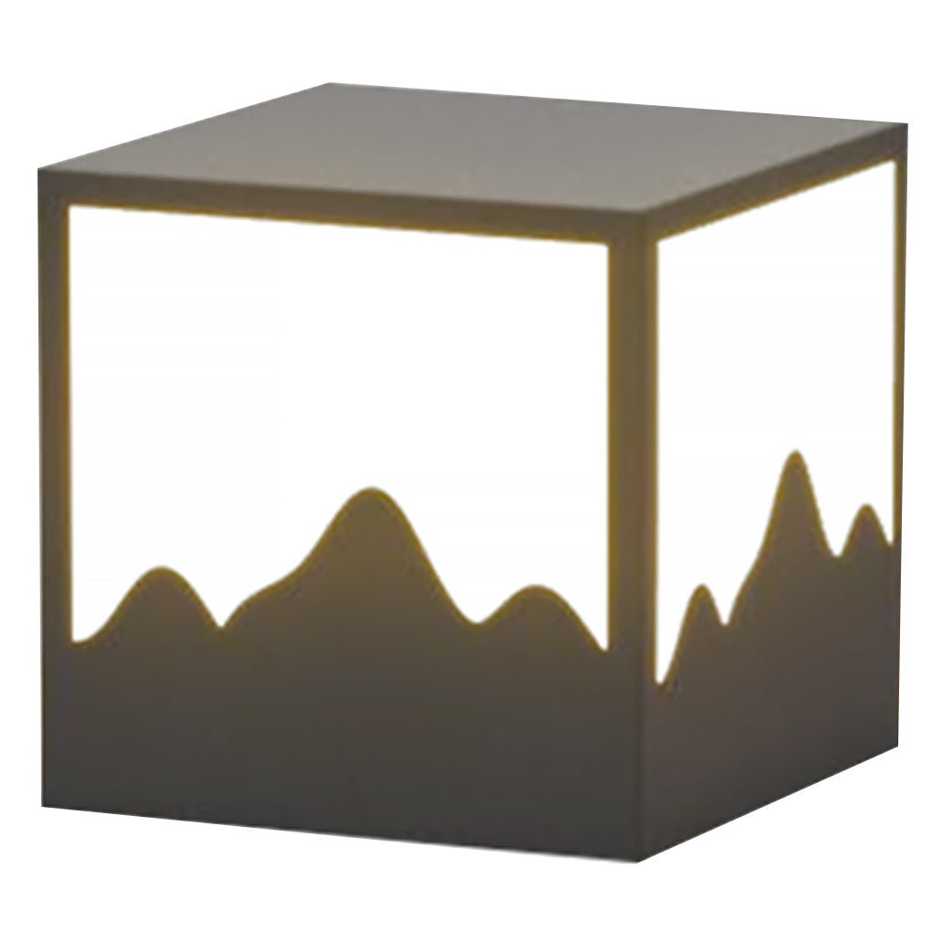 Square Outdoor Lights Simple Geometry Waterproof LED Light