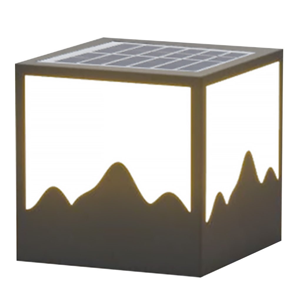 Square Outdoor Lights Simple Geometry Waterproof LED Light