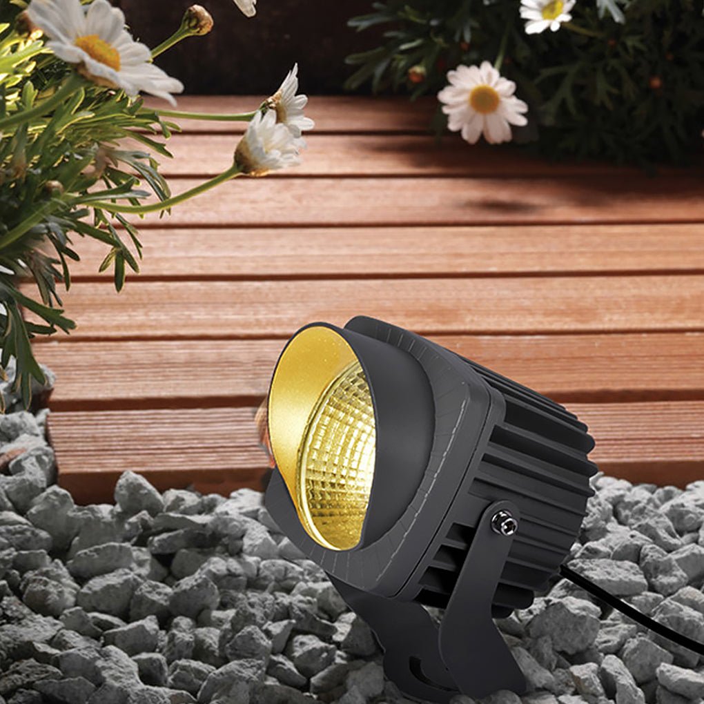 Tree Spotlight Modern Gray Outdoor Landscape Light