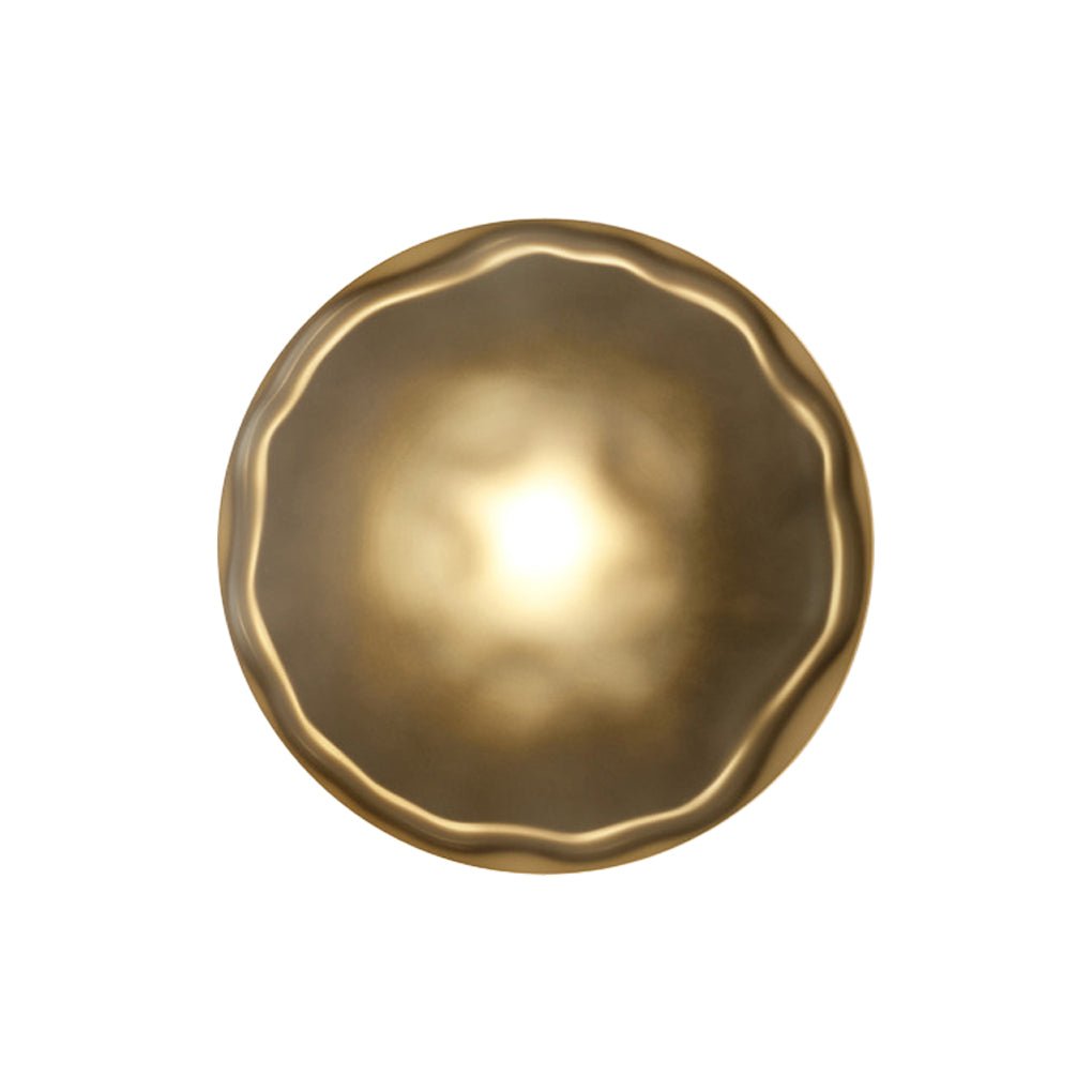 Wall Lamp with Diffused Light Modern Round Glass Shell Light
