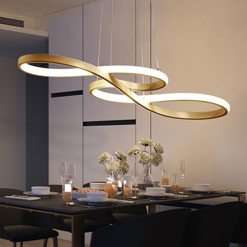 Ribbon LED Pendant Light Nordic Geometrical Linear Ceiling Lights