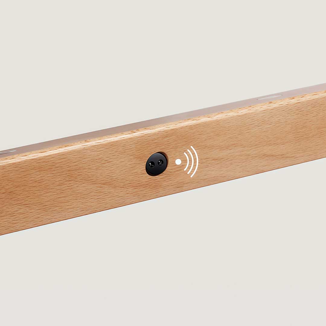 Magnetic Motion Sensor Light Wooden Rectangle Light