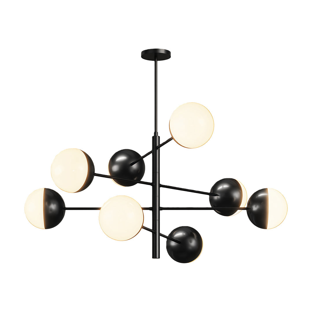 Globe Light Chandelier Modern Solid Copper Ceiling Light