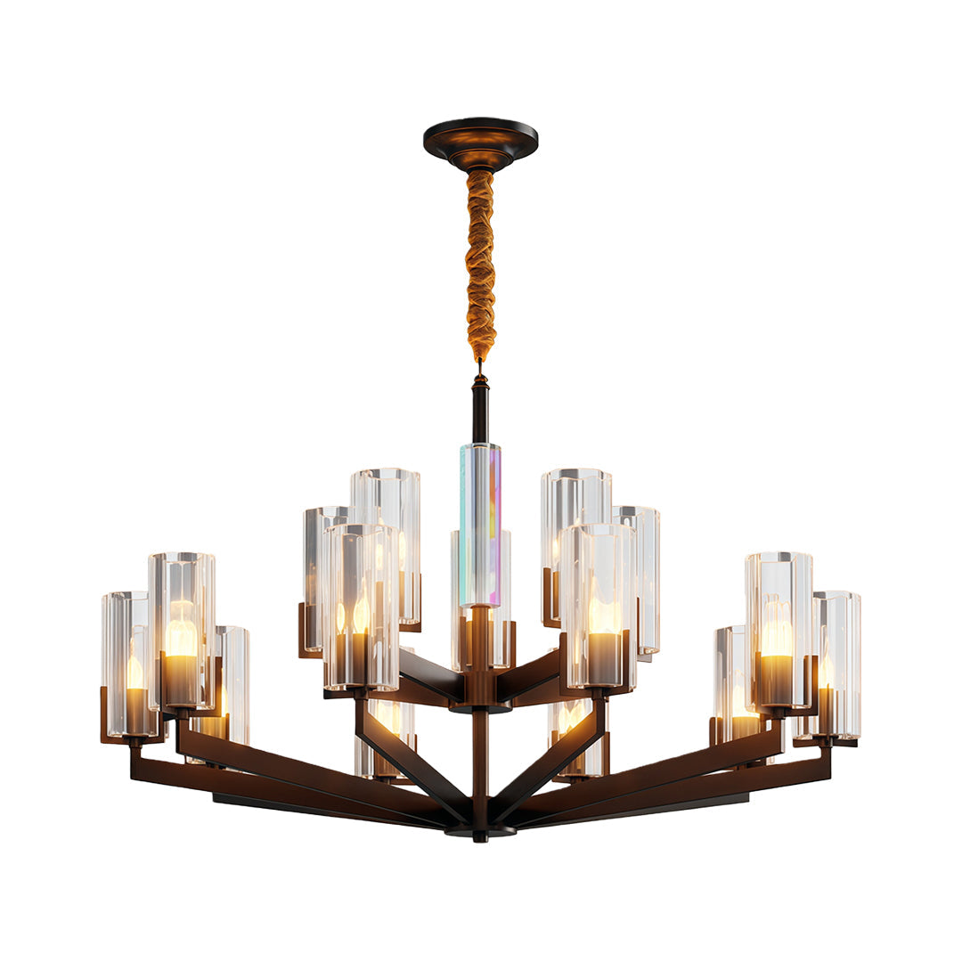 Candle Chandeliers American-Style Luxury Ceiling Light