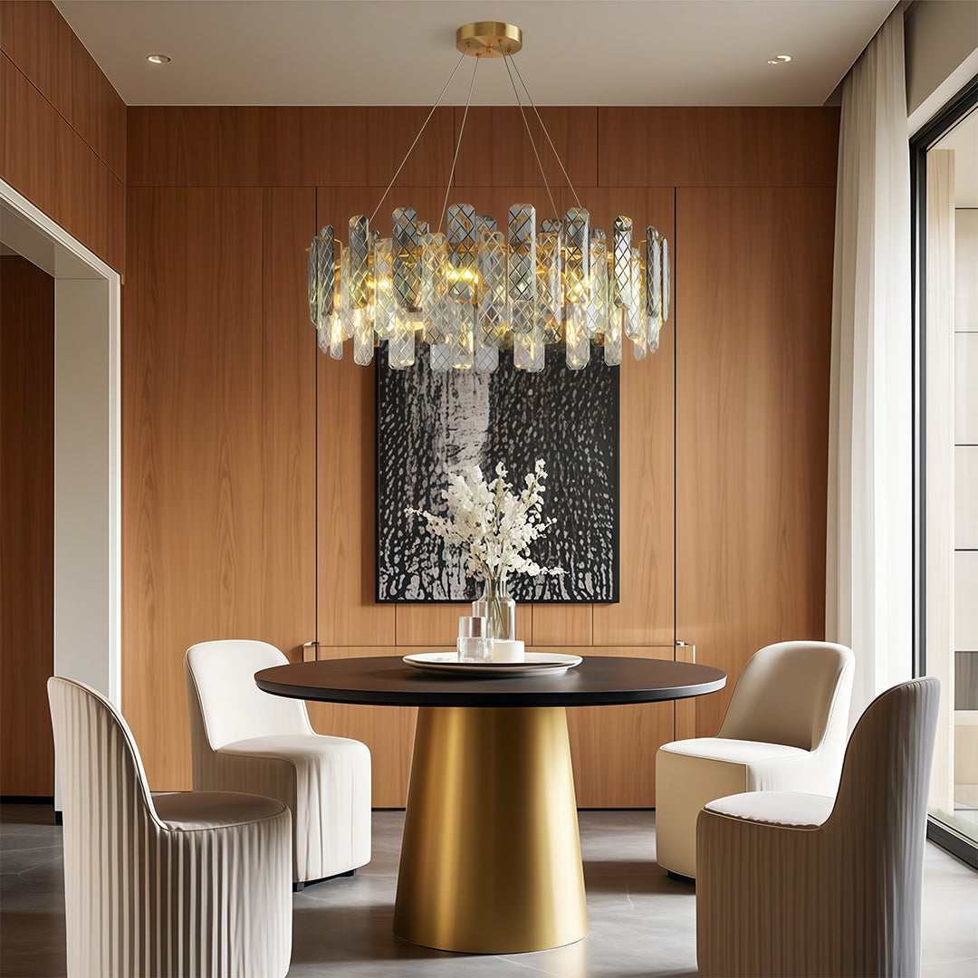 Contemporary Crystal Chandeliers LED Ceiling Light
