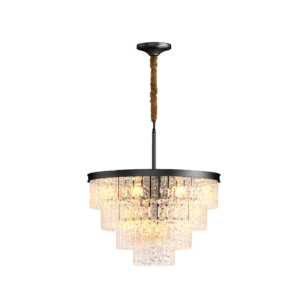 Modern Forms Chandelier Minimalist Full-Copper Luxury Ceiling Light