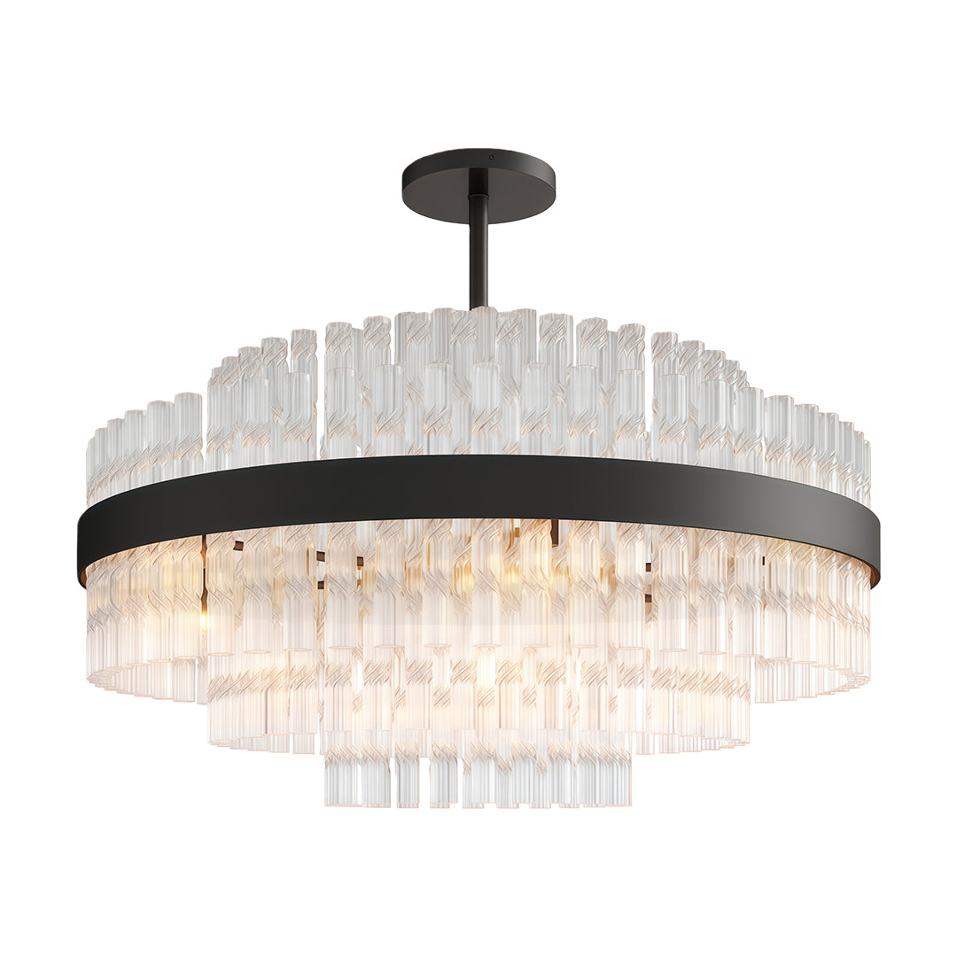 Industrial Modern Chandelier Full Copper Luxury Ceiling Light
