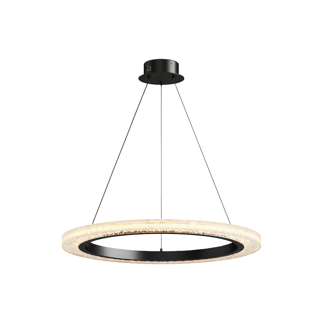 Round Modern Chandelier Minimalist Acrylic Ceiling Light