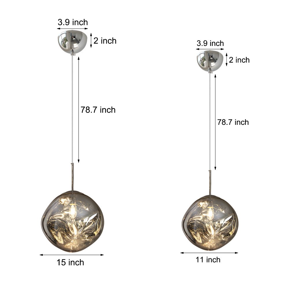 Melt LED Pendant Light Acrylic Art Floating Ceiling Light