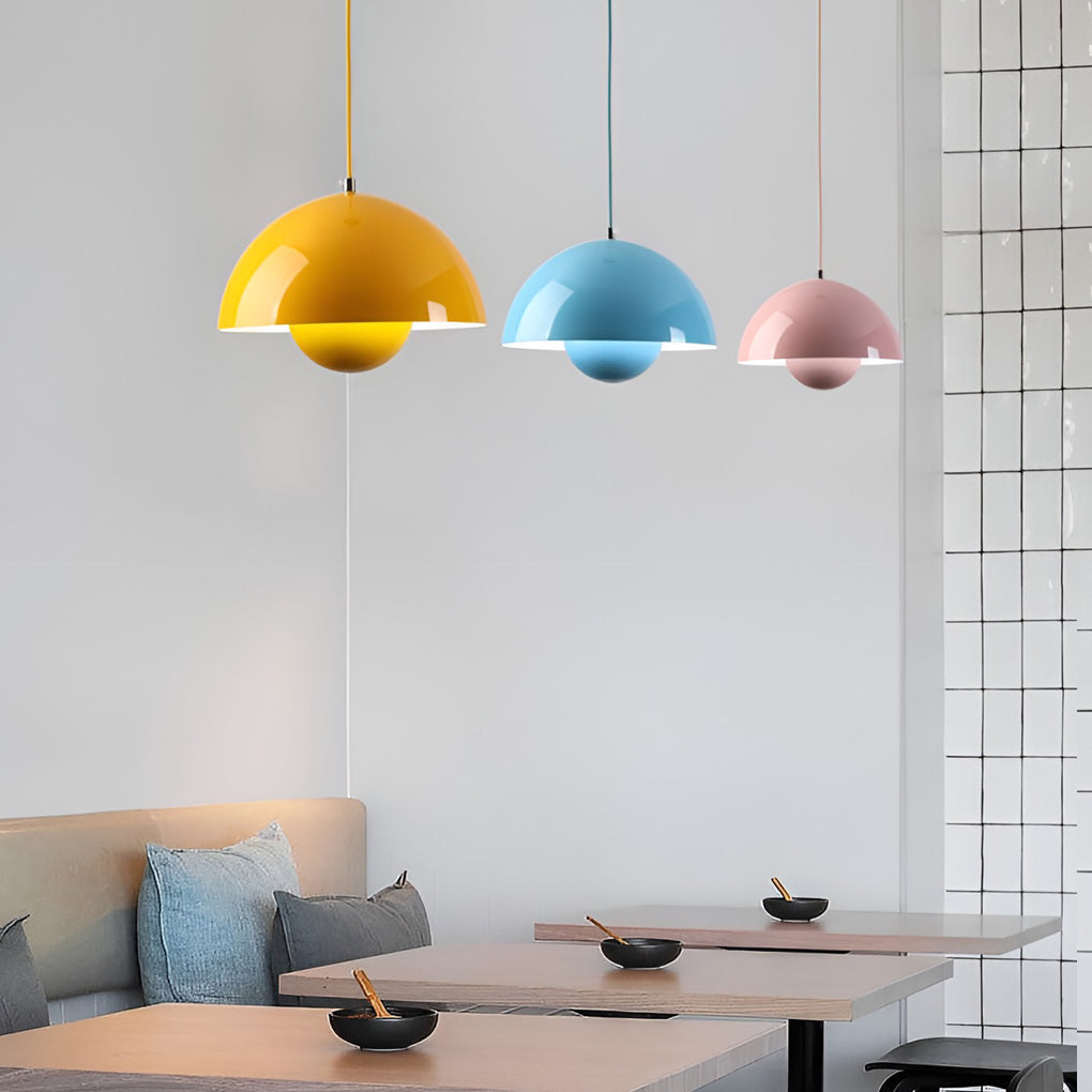 Metal Dome Pendant Light Nordic Decorative Ceiling Light