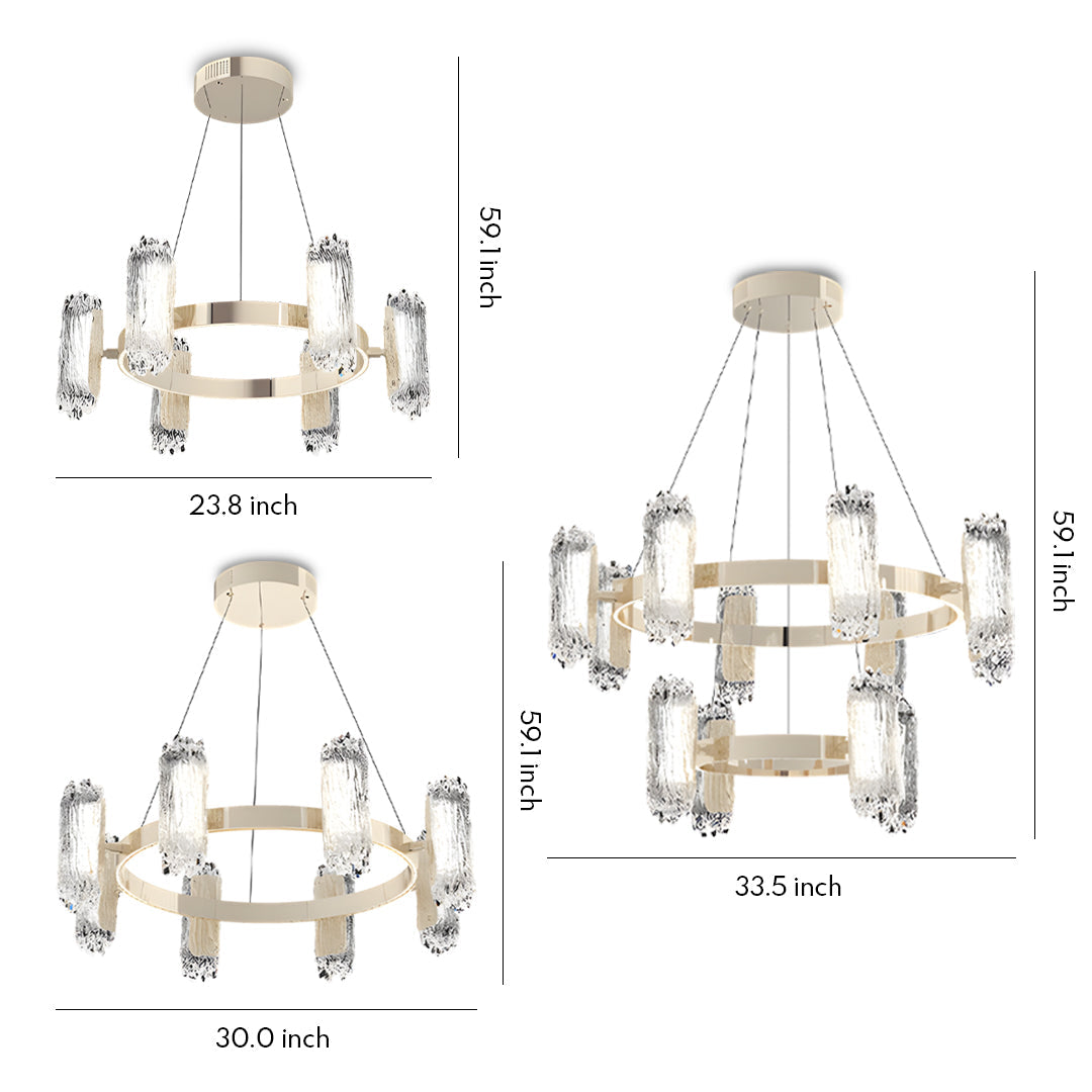Metal Modern Chandelier Creative Minimalist Ceiling Light