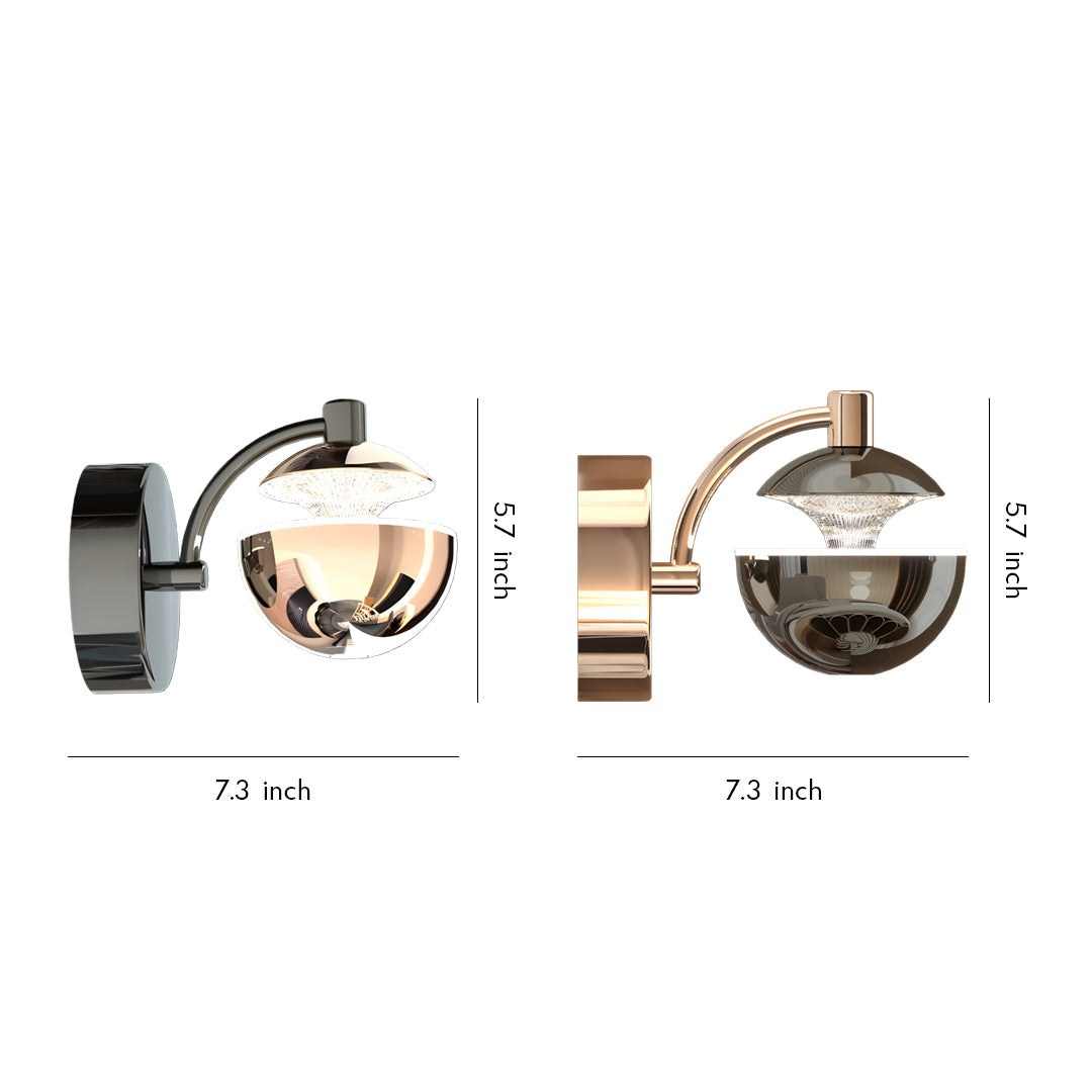 Metal Wall Sconce Modern Minimalist Creative Acrylic Lamp