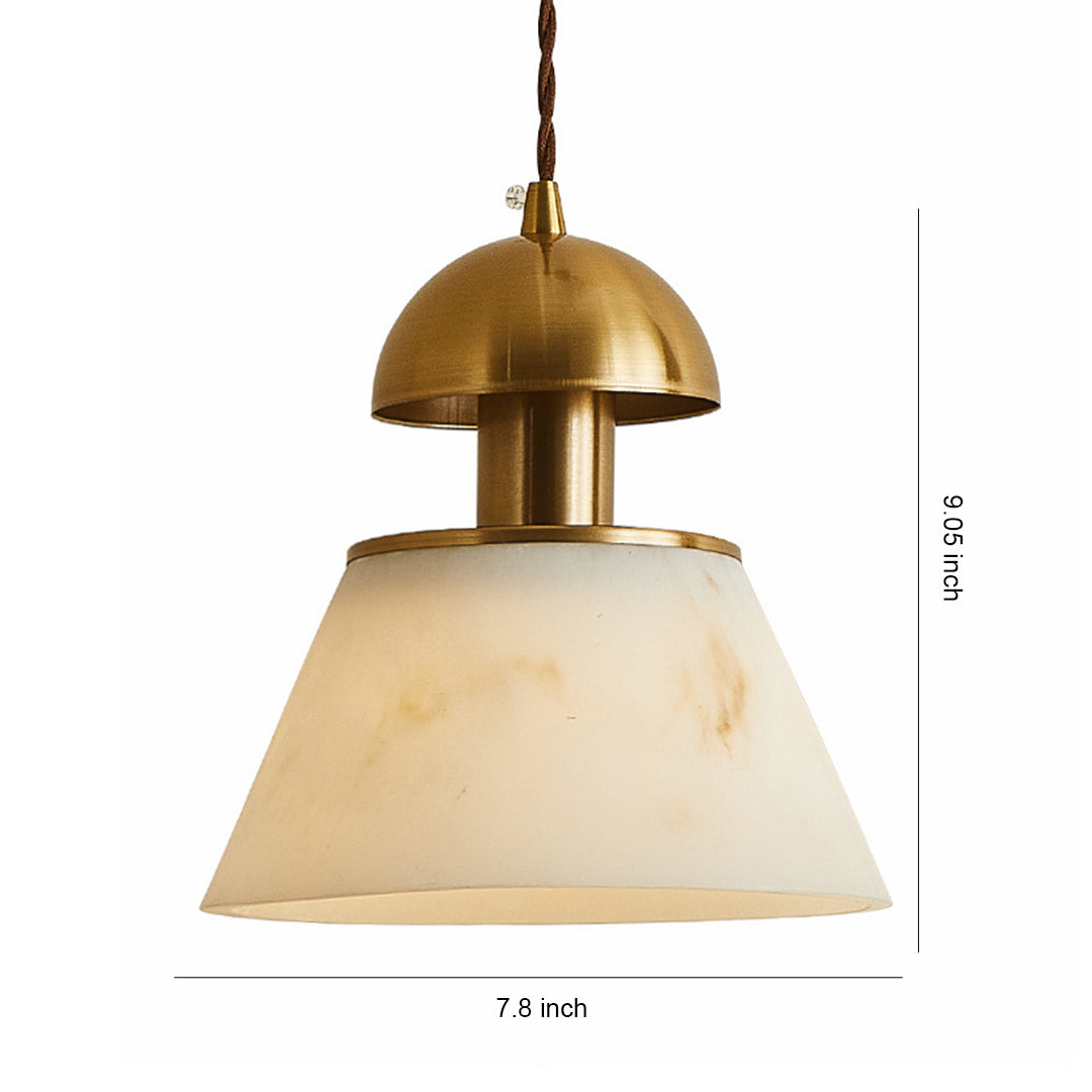Metallic Pendant Lights French Fake Cloud Stone Ceiling Light