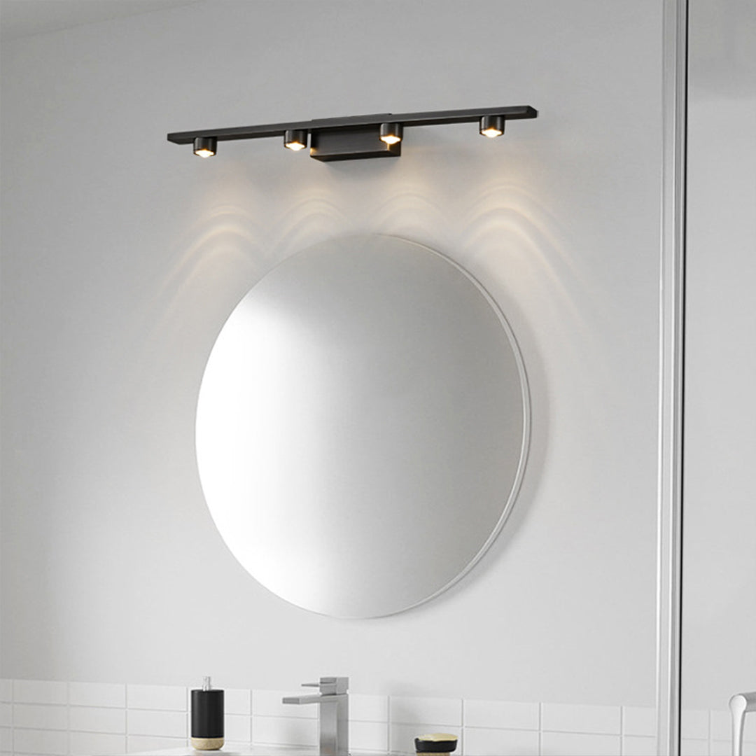 Black Vanity Lights For Bathroom Minimalist LED Mirror Cabinet Light