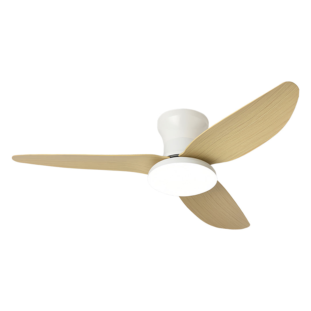 Ceiling Fan with Dimmer Light Modern Small 3-Blade and Remote Quiet