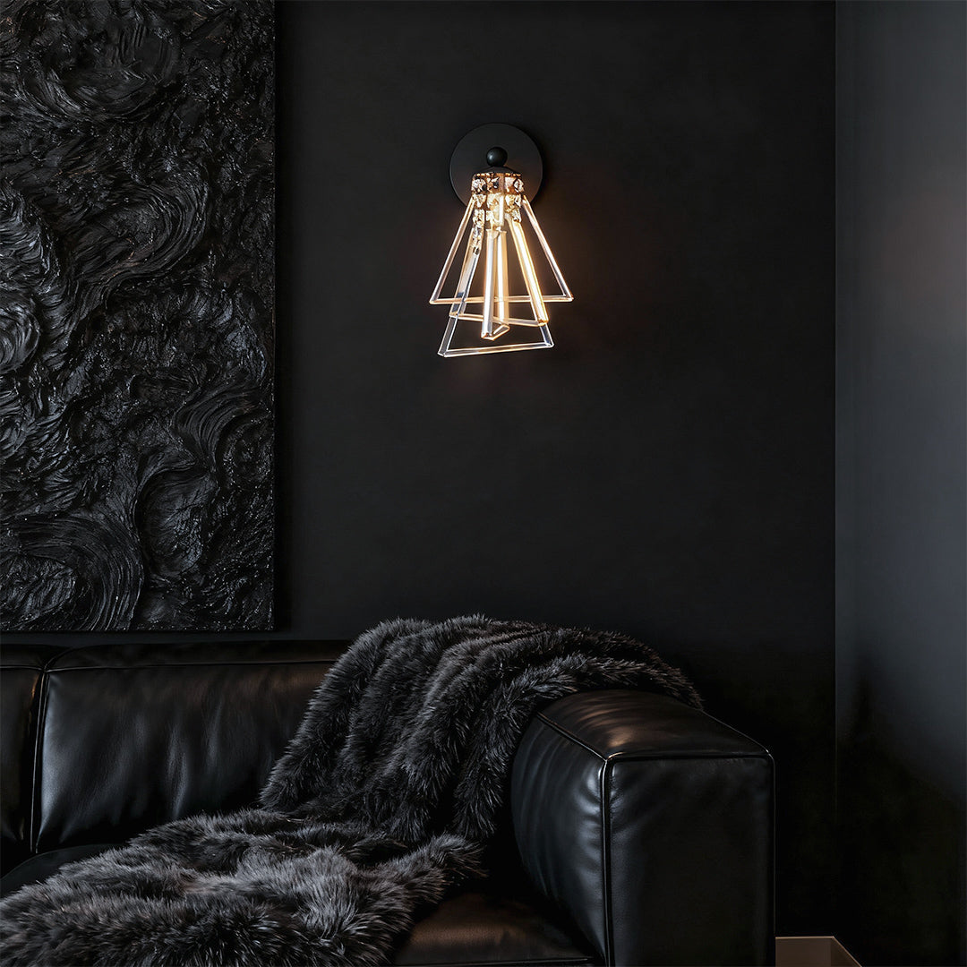Crystal Wall Lights Modern Luxury Solid Copper Lamp