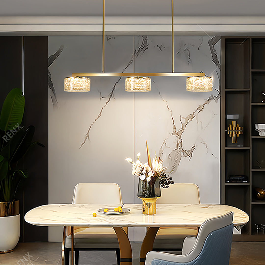 LED Linear Pendant Light Modern Minimalist Strip Ceiling Light