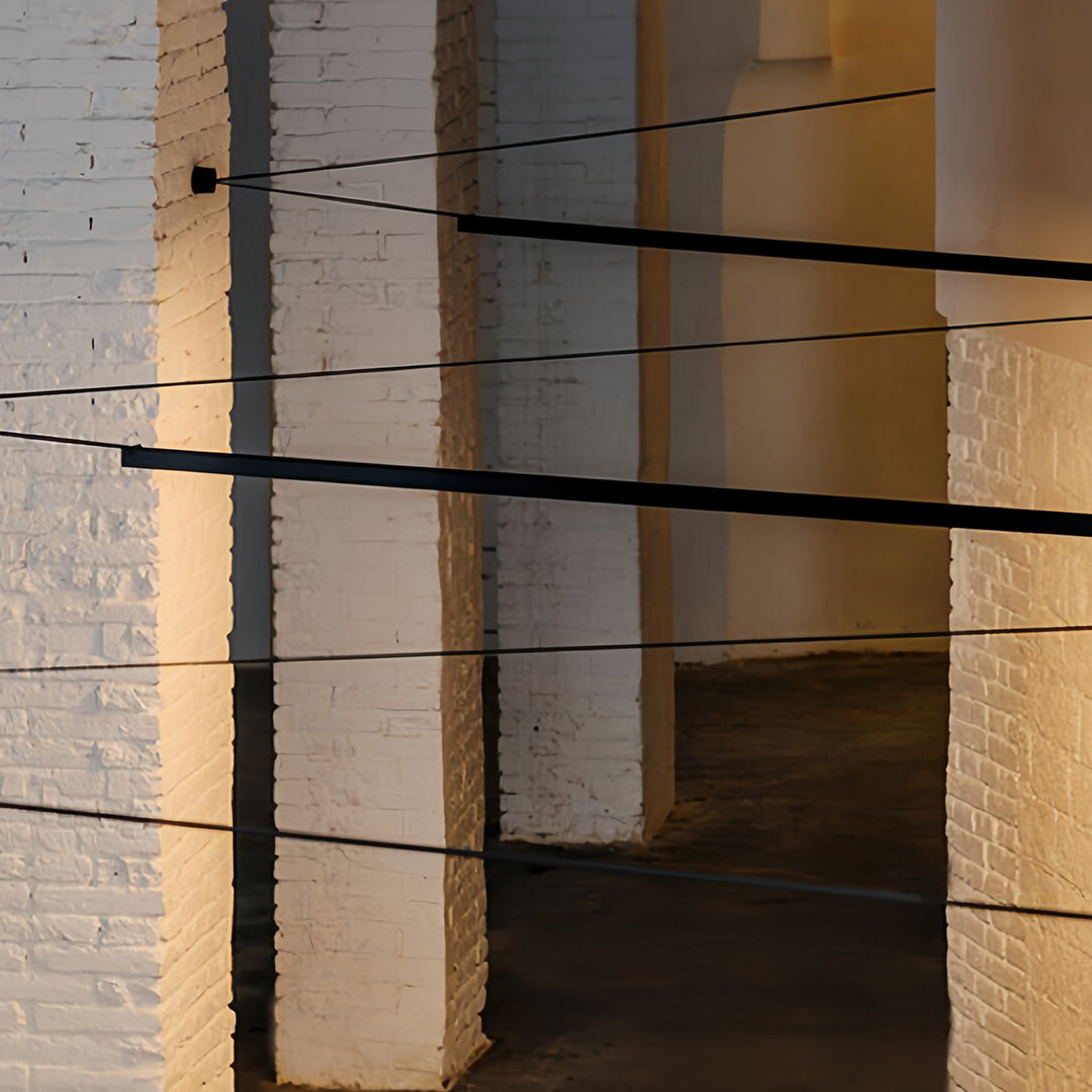 Long Pendant Light Fixture Nordic Minimalist Linear Ceiling Light