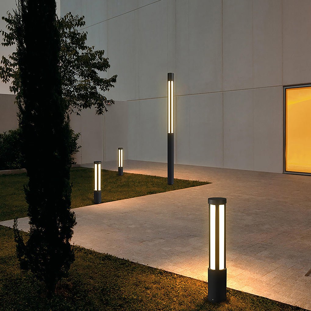 Complete Outdoor Lighting Two-piece Set | Pillar, Bollard Kit