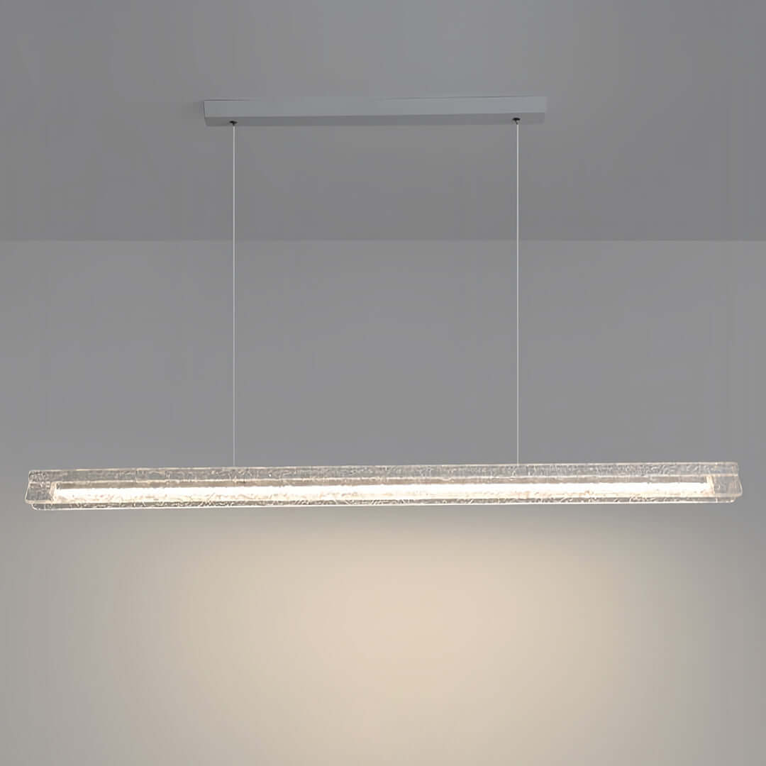 Modern White Pendant Light Frosted Acrylic Island Ceiling Light