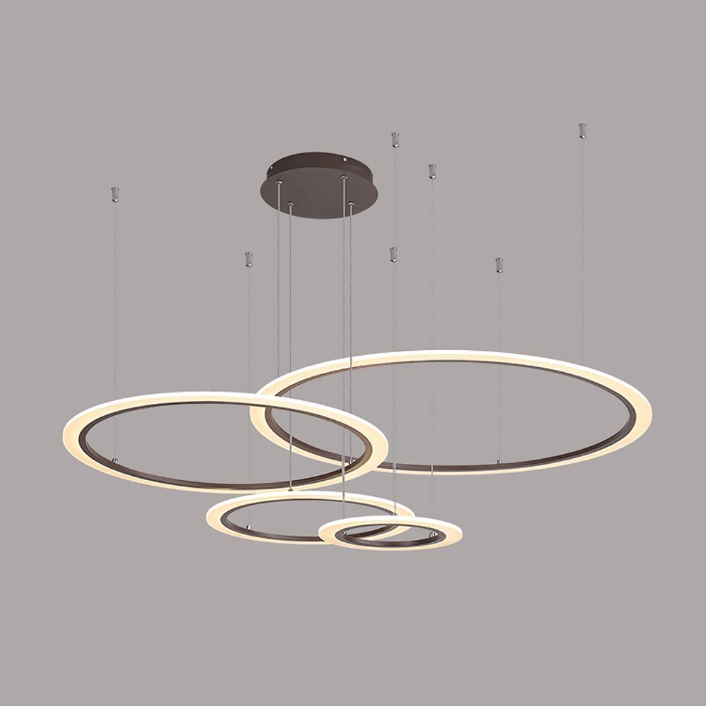 Multi Ring Chandelier Geometric Floating Ring Ceiling Light