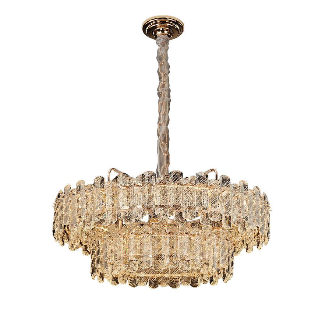 Nordic Chandelier Luxury Carbon Steel Crystal Ceiling Light