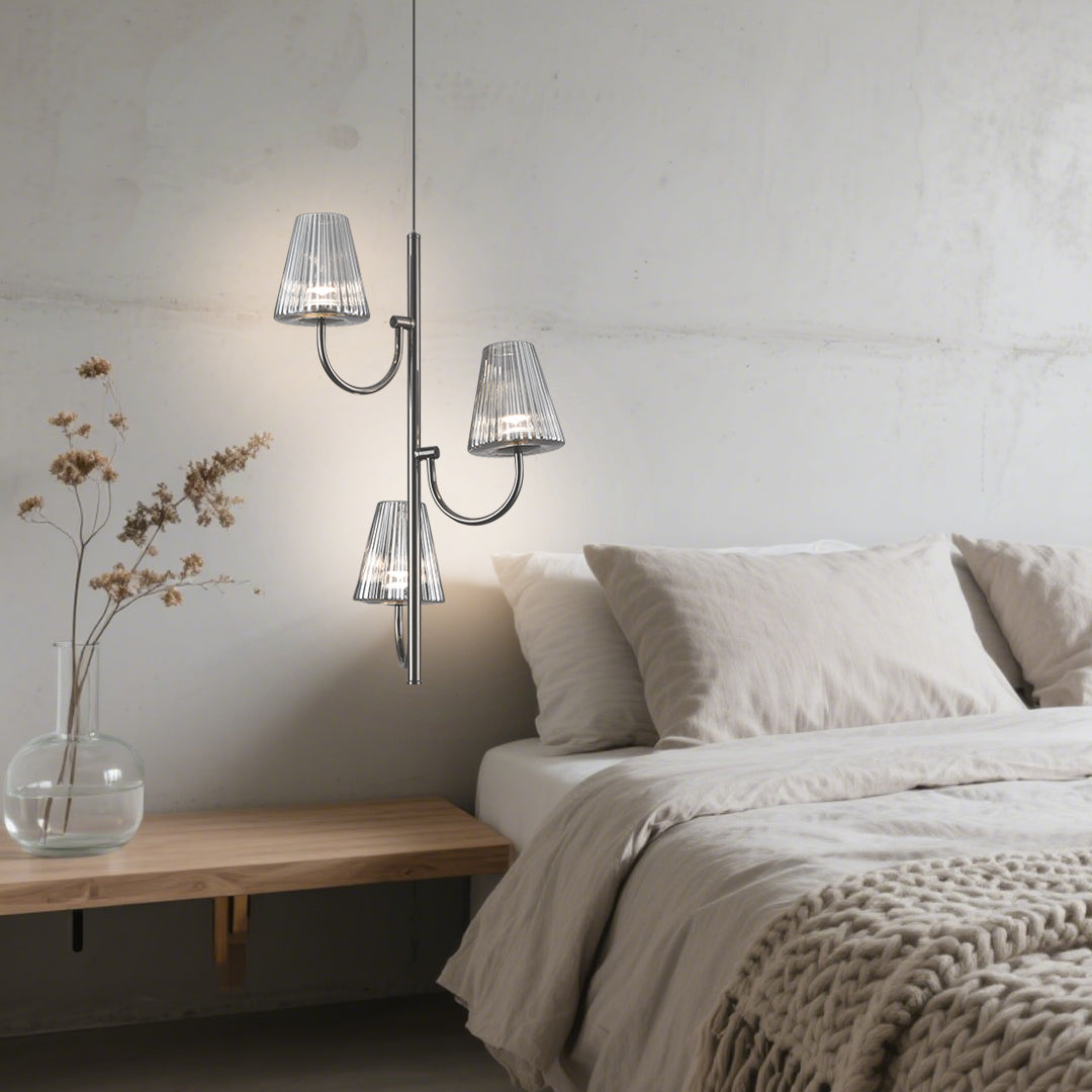 Minimalist Pendant Light American Modern Black LED