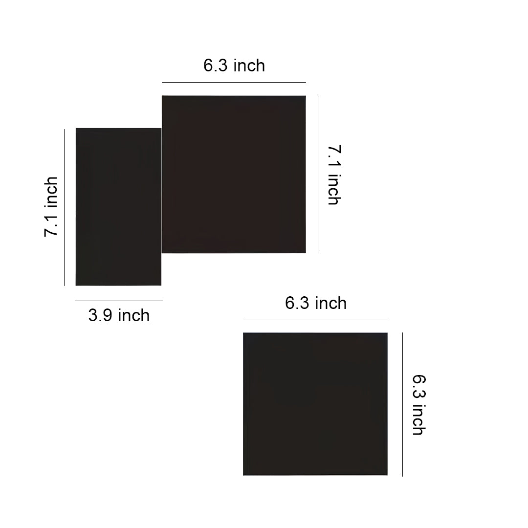 Decor Wall Lights Modern Minimalist Rectangular Wall Lamp Set