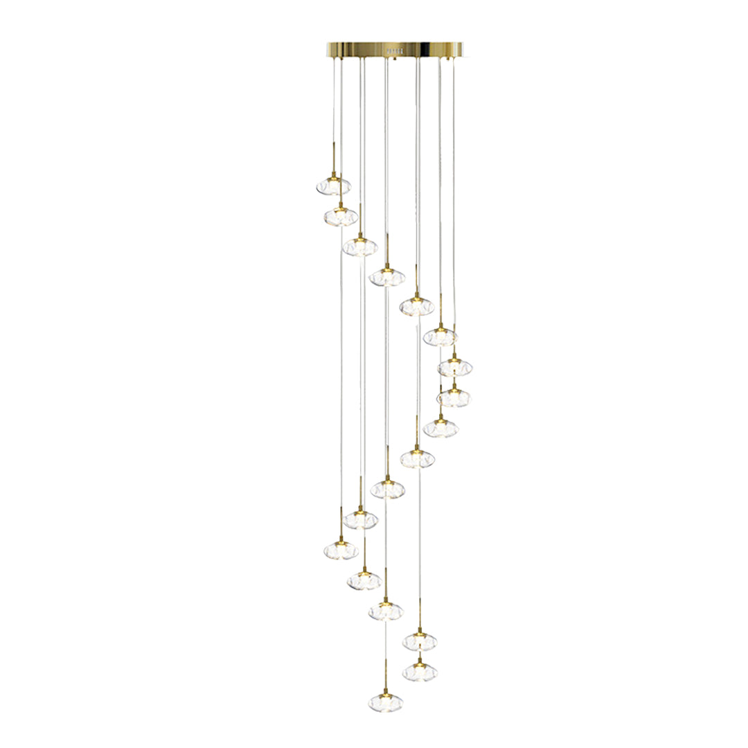 Chandelier For Tall Ceilings Italian Minimalist