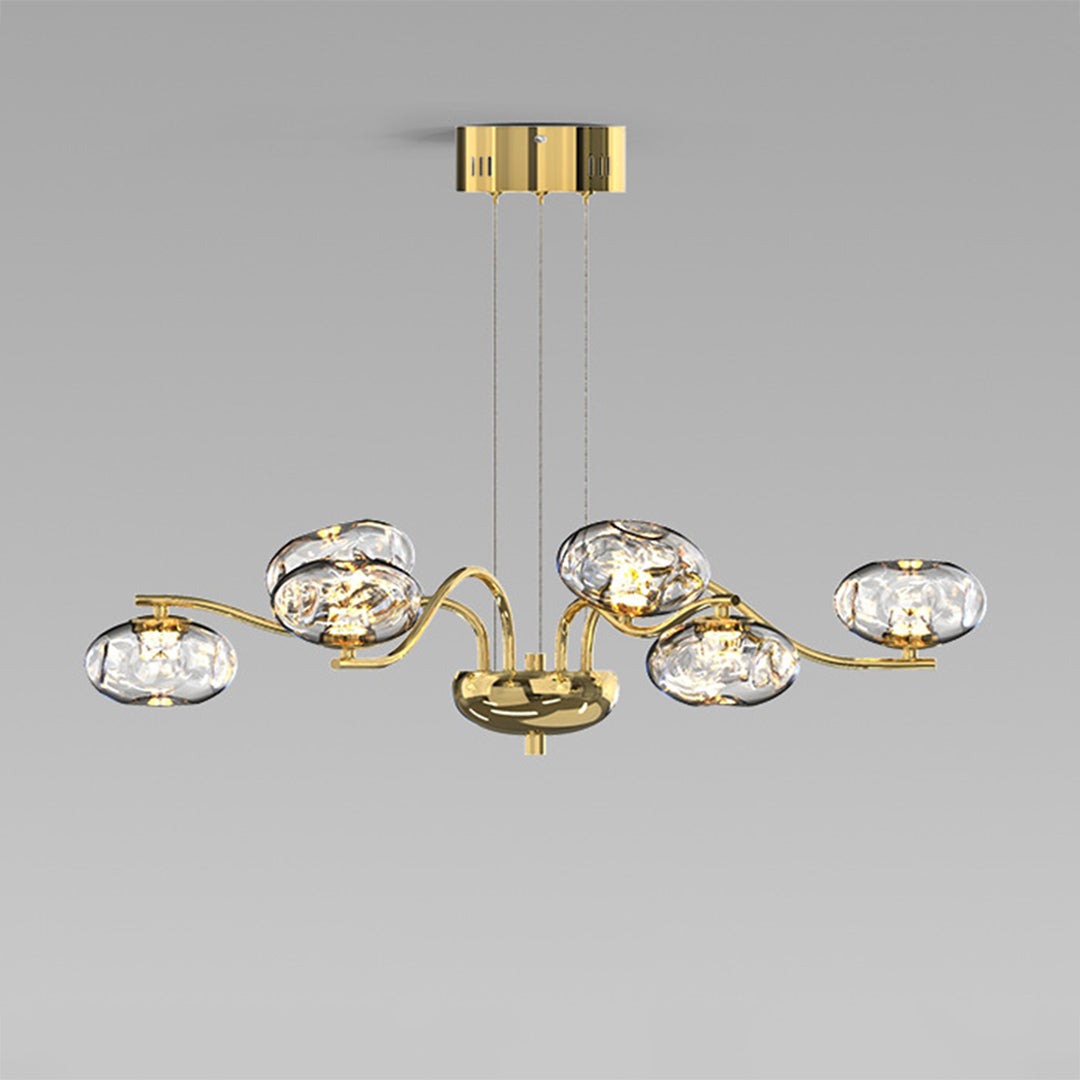 Modern LED Chandelier wide-spectrum Magic Bean Glass Light