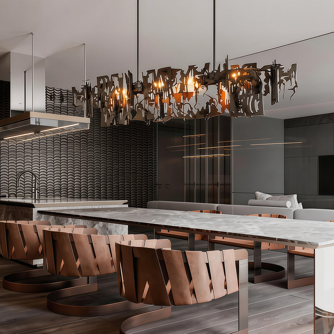Modern Art Deco Chandelier European Creative LED Light