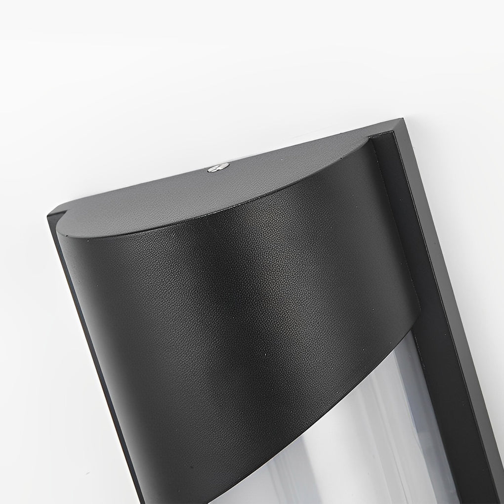 Black Outdoor Wall Light Modern Waterproof LED Light
