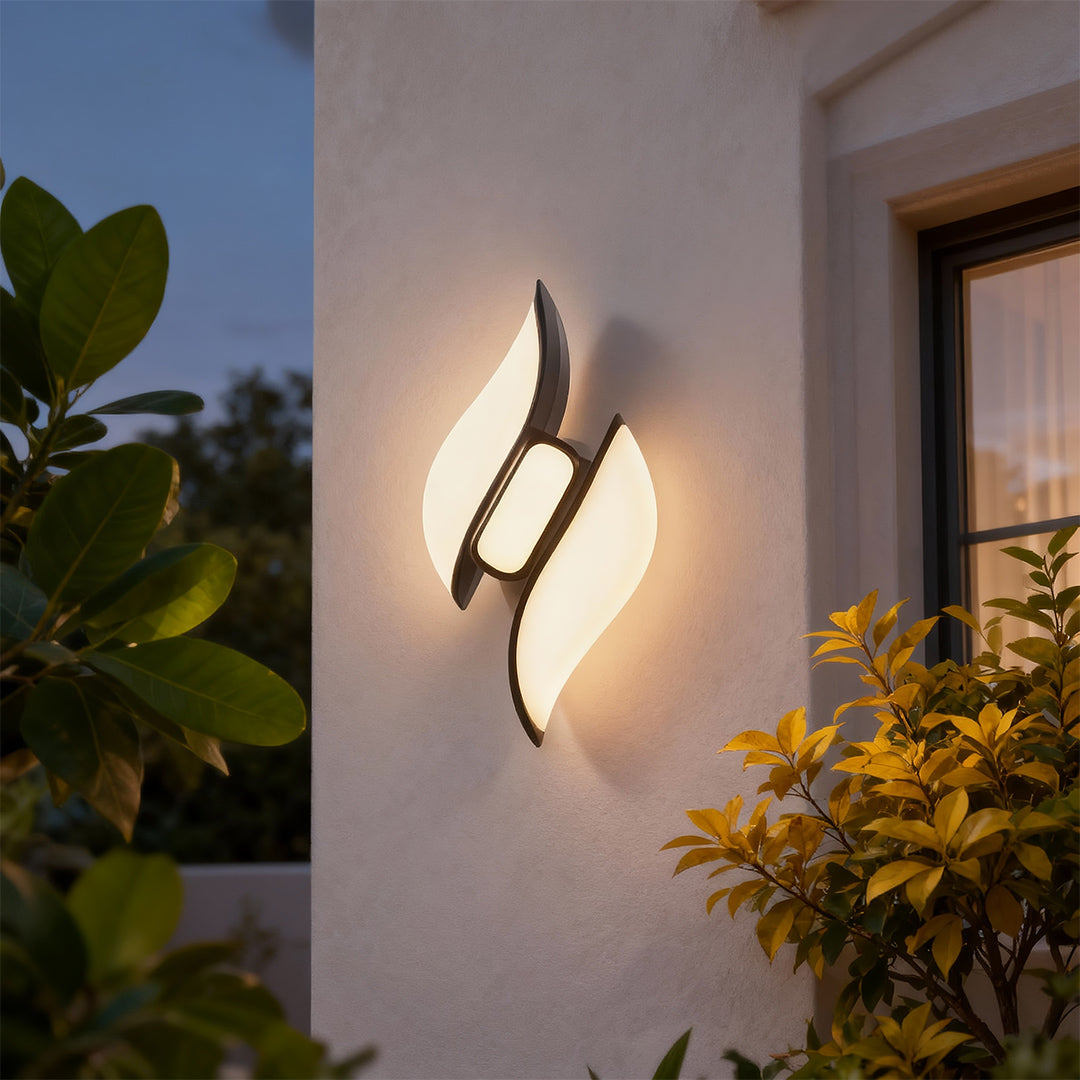 Black Outdoor Wall Sconces Modern Minimalist Waterproof Lamp