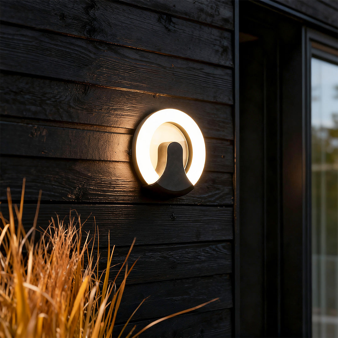 Black Wall Sconce Light LED Outdoor Personality Light