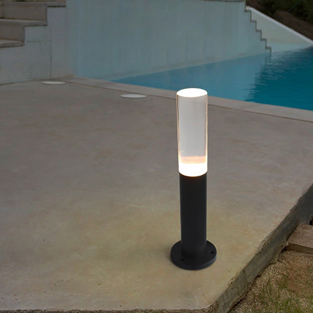 Modern Bollard Lighting Minimalist Acrylic Waterproof Light