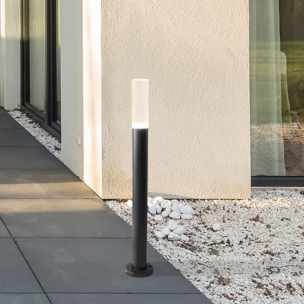 Modern Bollard Lighting Minimalist Acrylic Waterproof Light