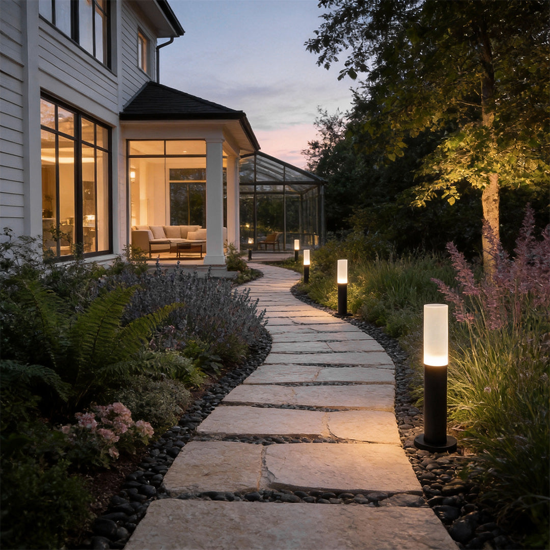 Modern Bollard Lighting Minimalist Acrylic Waterproof Light