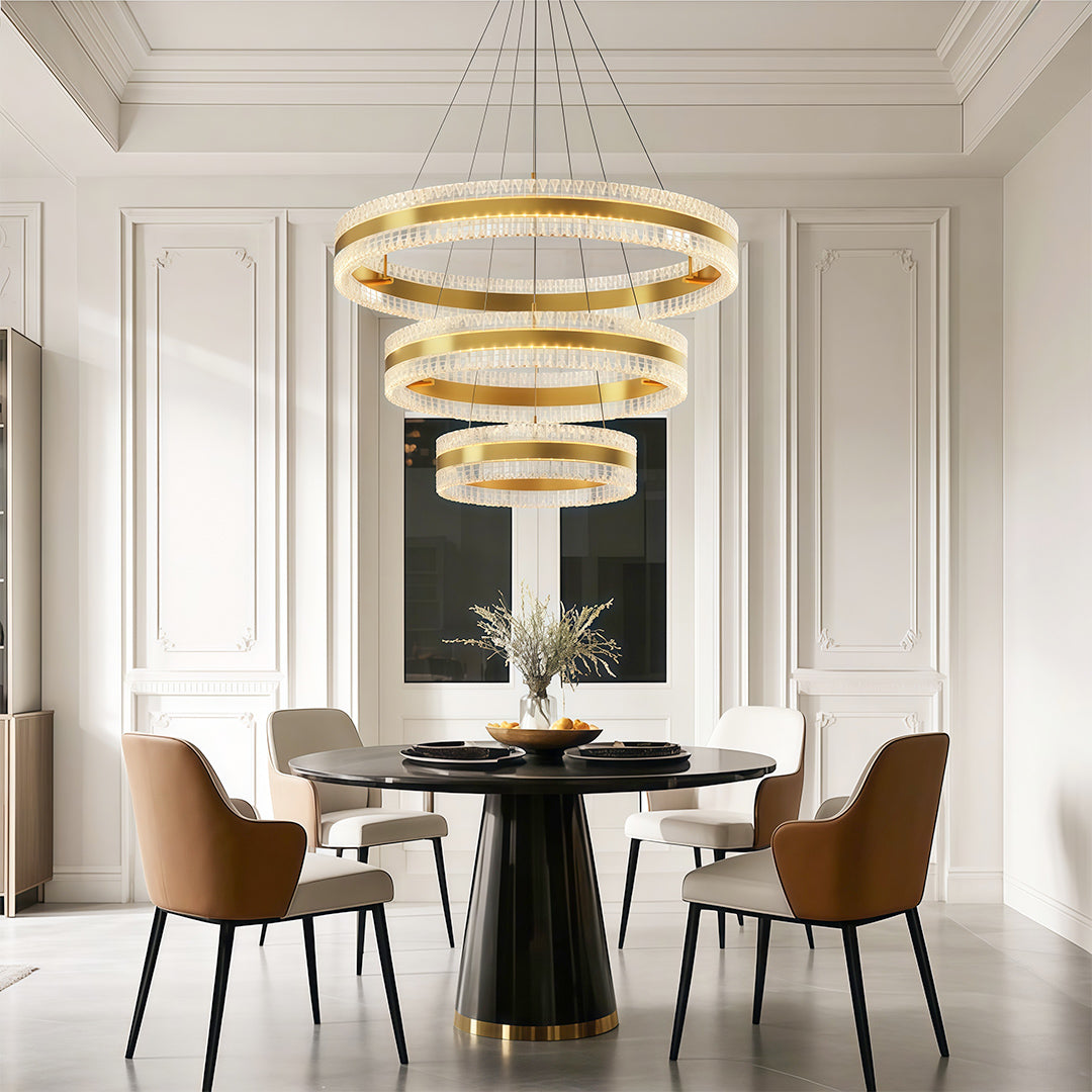 Modern Circular Chandelier Minimalist Luxury Ceiling Light