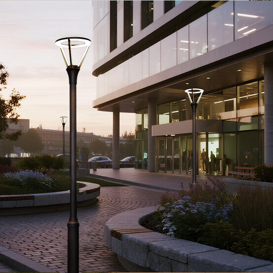 Minimalist LED Post For Outdoor Light Modern
