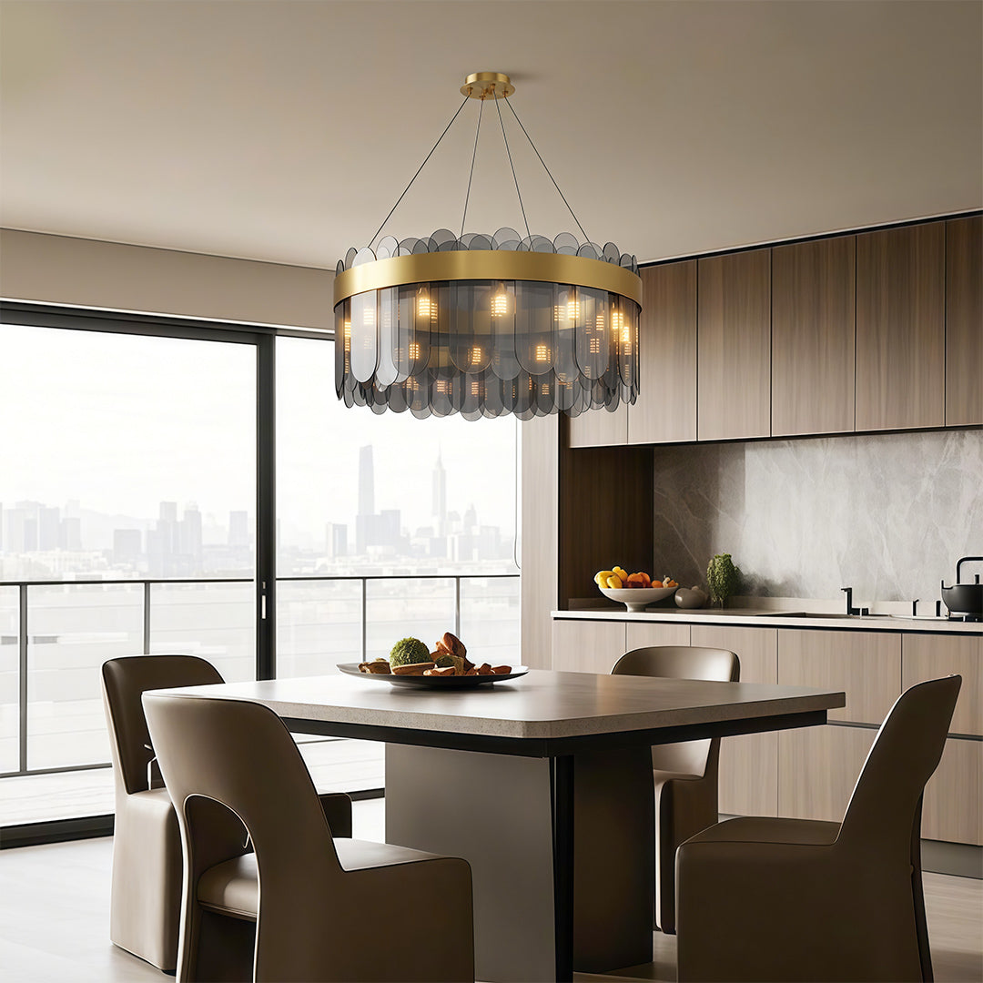 Modern Traditional Chandeliers Luxury Glass Ceiling Light