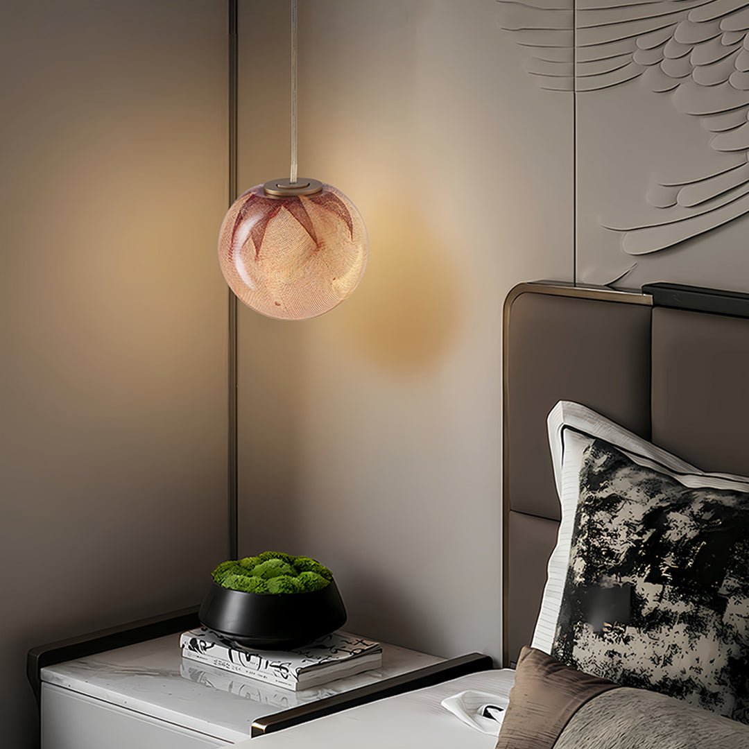 Glass Globe Pendant Lights Modern Minimalist Single Head Light