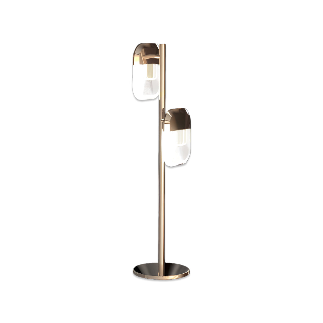 Crystal Lamp Floor Minimalist Modern Metal Aluminum Lamp