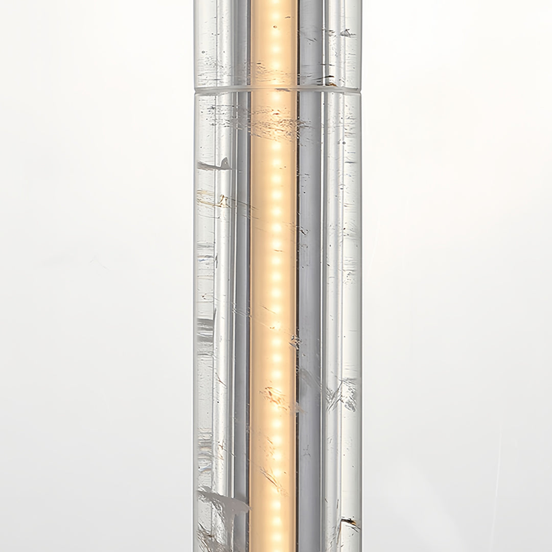 Modern Crystal Pendant Light Minimalist Linear Ceiling Light