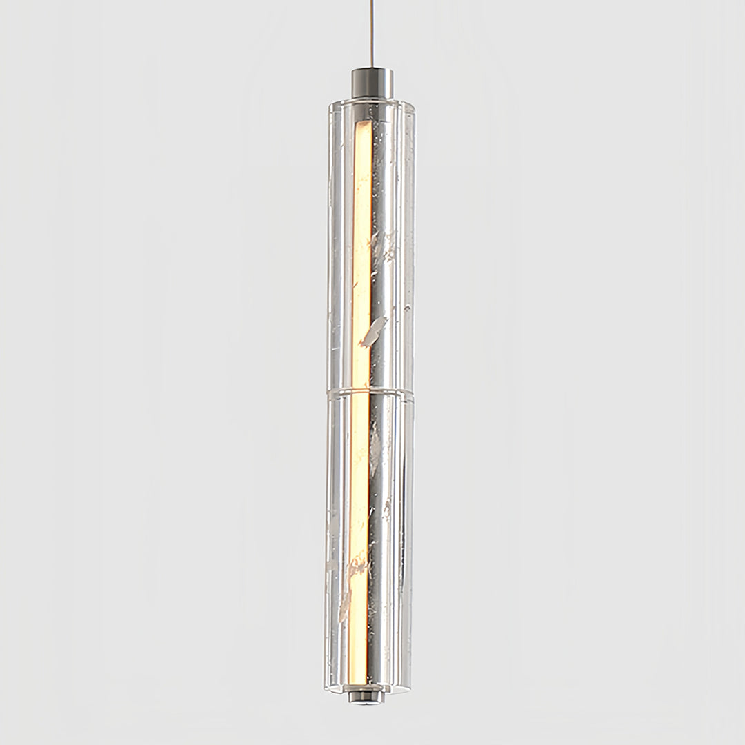 Modern Crystal Pendant Light Minimalist Linear Ceiling Light