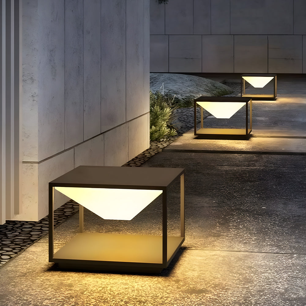 Square Pillar Light Stainless Steel Waterproof