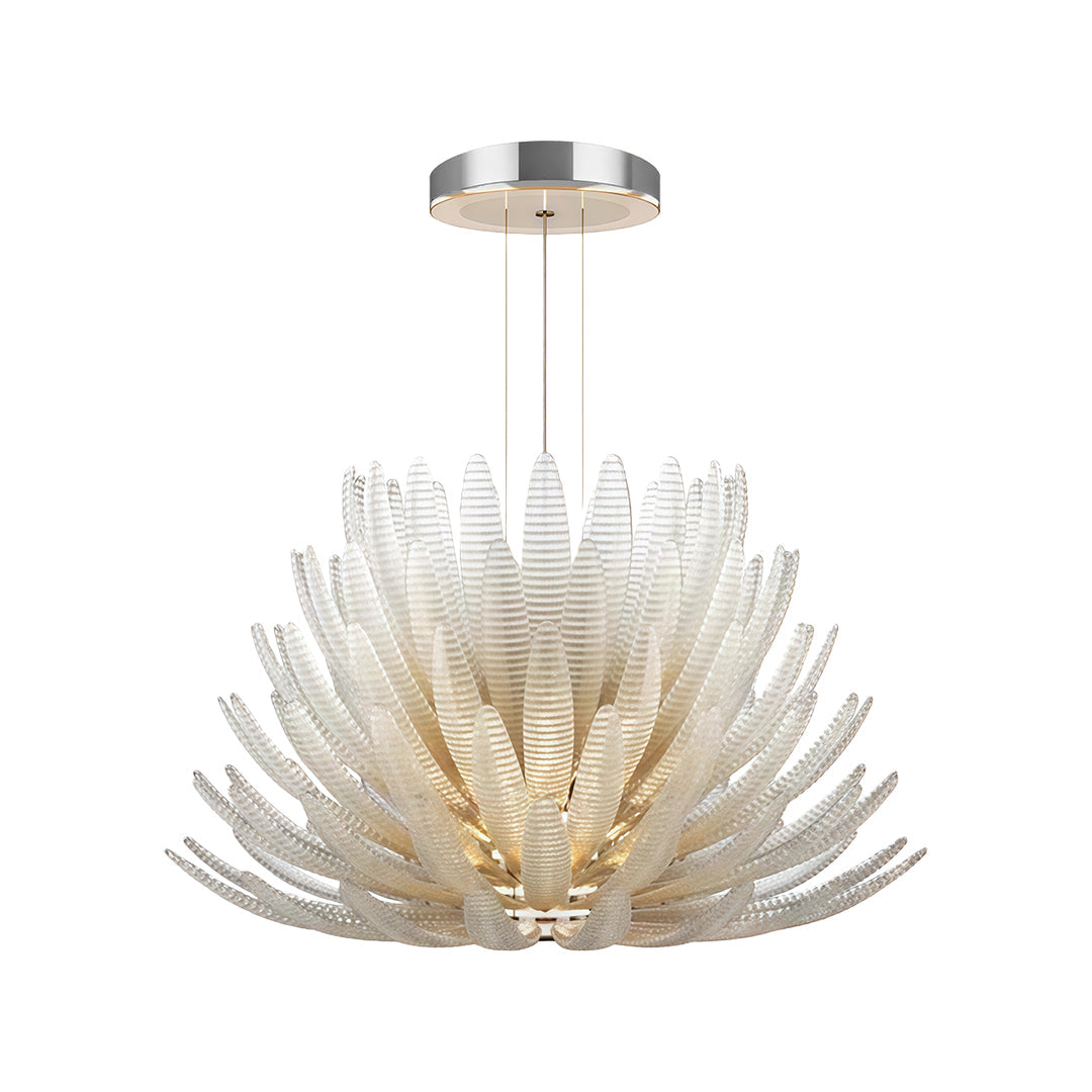 Deco Chandelier Luxury Stainless Steel Glass Ceiling Lights