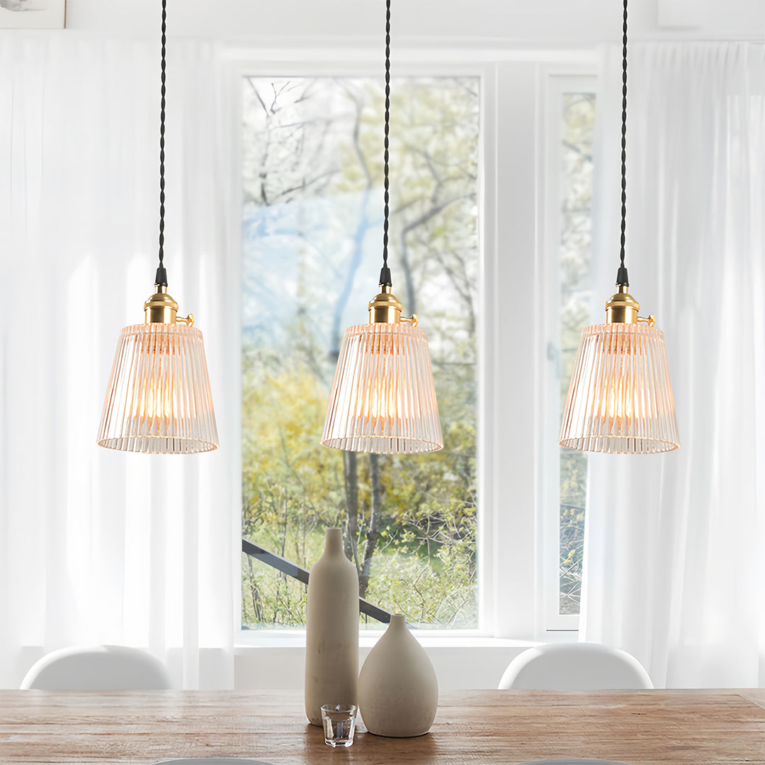 Clear Glass Pendant Lights Nordic Minimalist Brass Ceiling Light