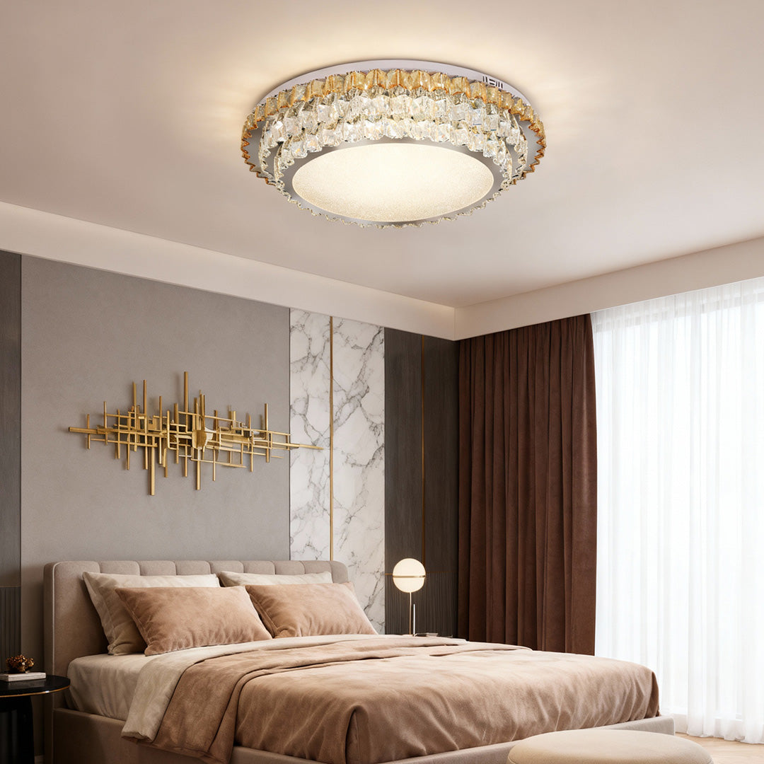 Modern Flush Mount Lights Crystal LED Light