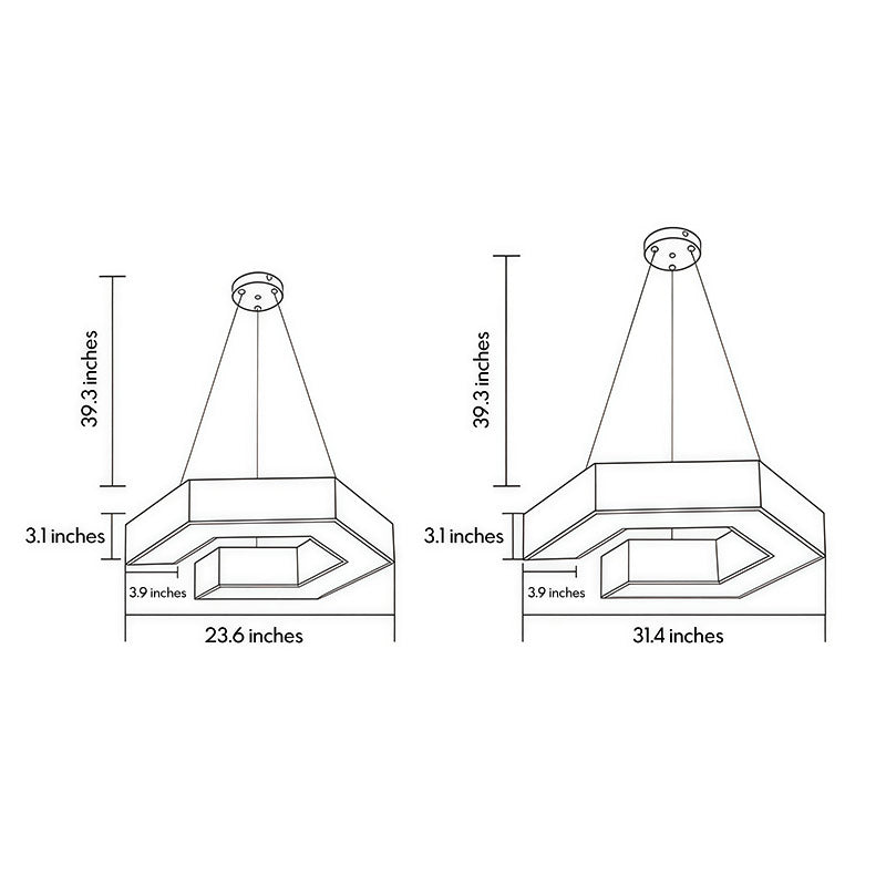 Modern Forms Chandeliers LED Creative Shaped Light Fixture