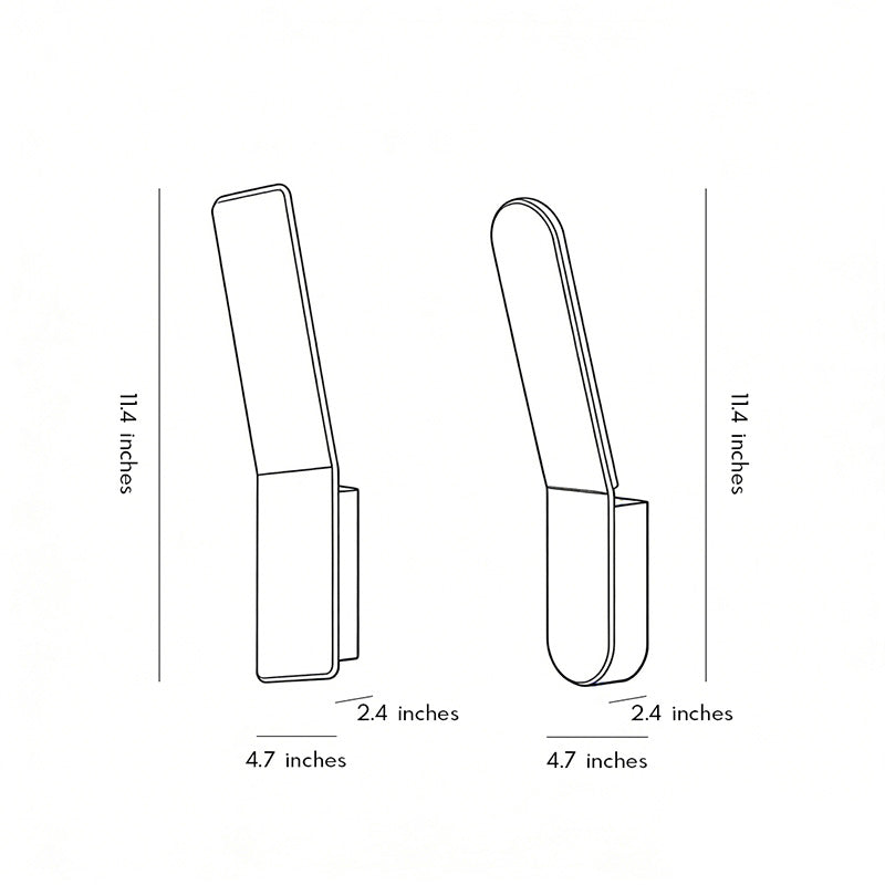 Backlit Wall Lamp Minimalist Creative LED Aluminum Light